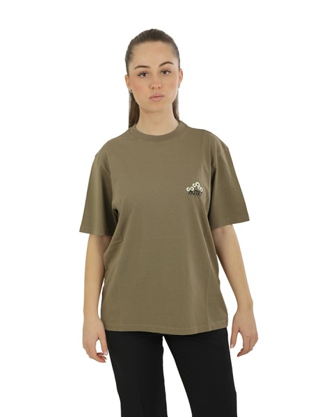 T-Shirt Autry Grafica Floreale Militare